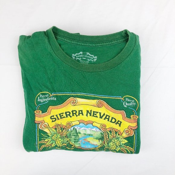 Sierra Nevada Medium Green Logo T-Shirt - Picture 1 of 6